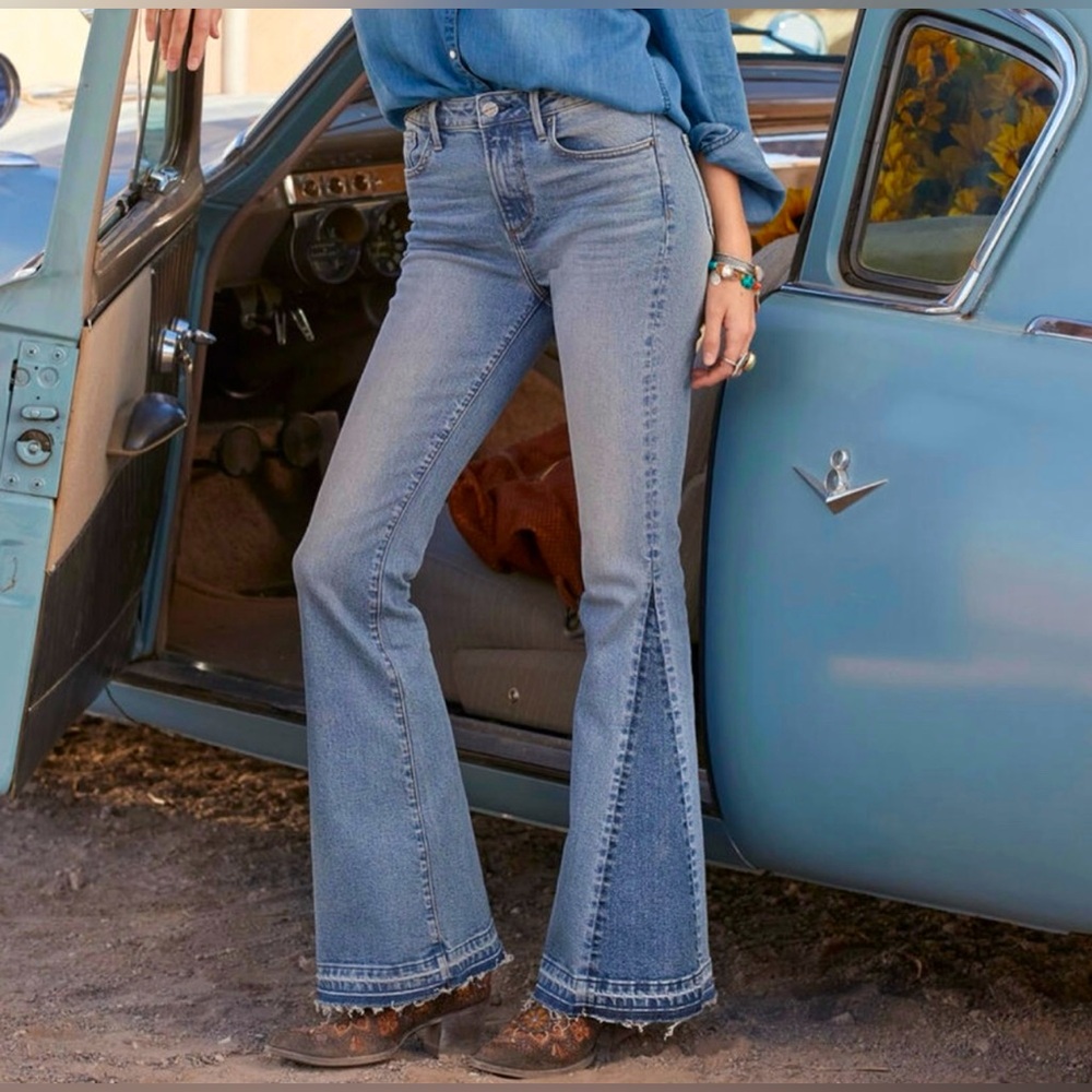 DRIFTWOOD Blue Flare & Wide Leg Jeans